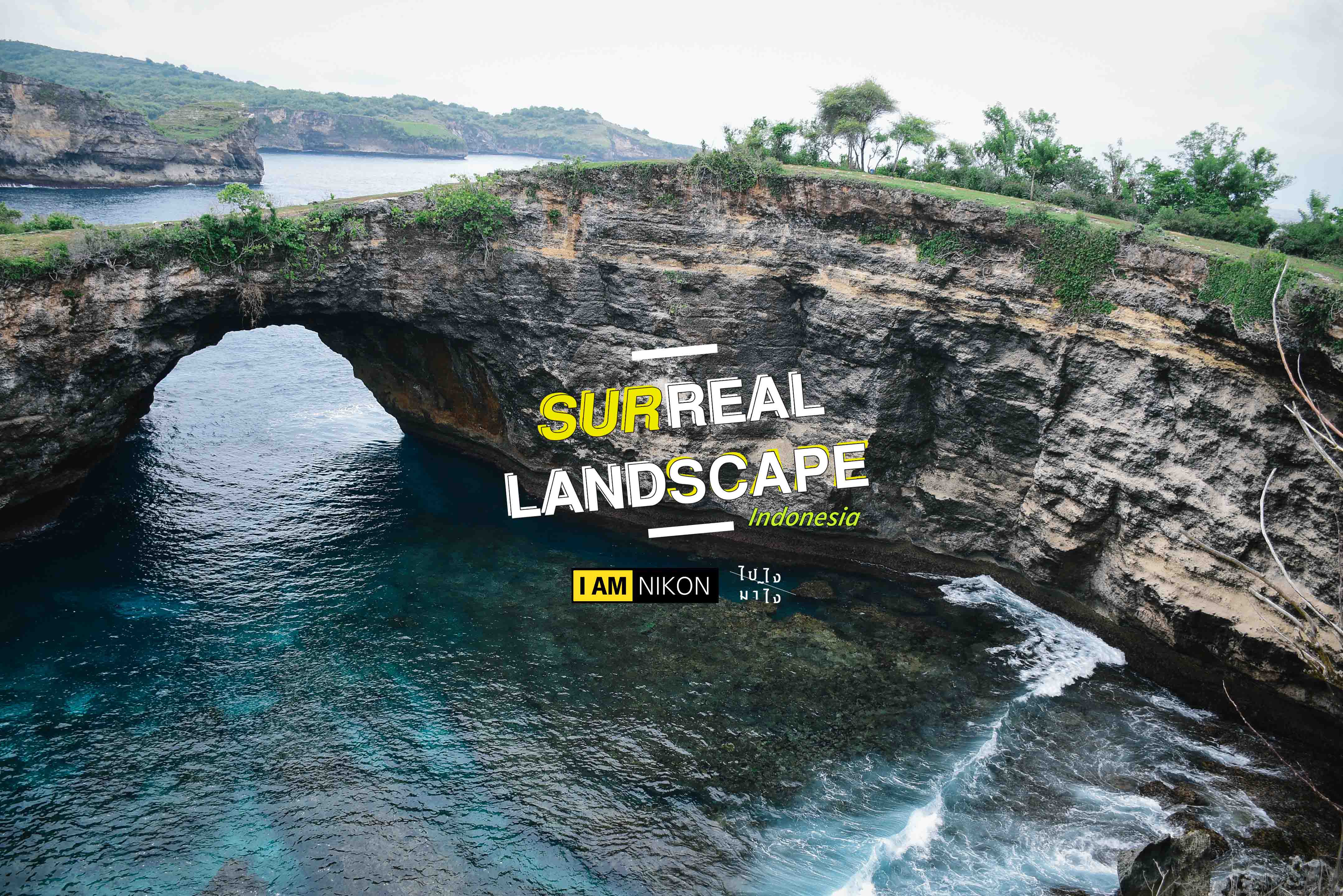 SURREAL Landscape in Nusa Islands, Indonesia.
