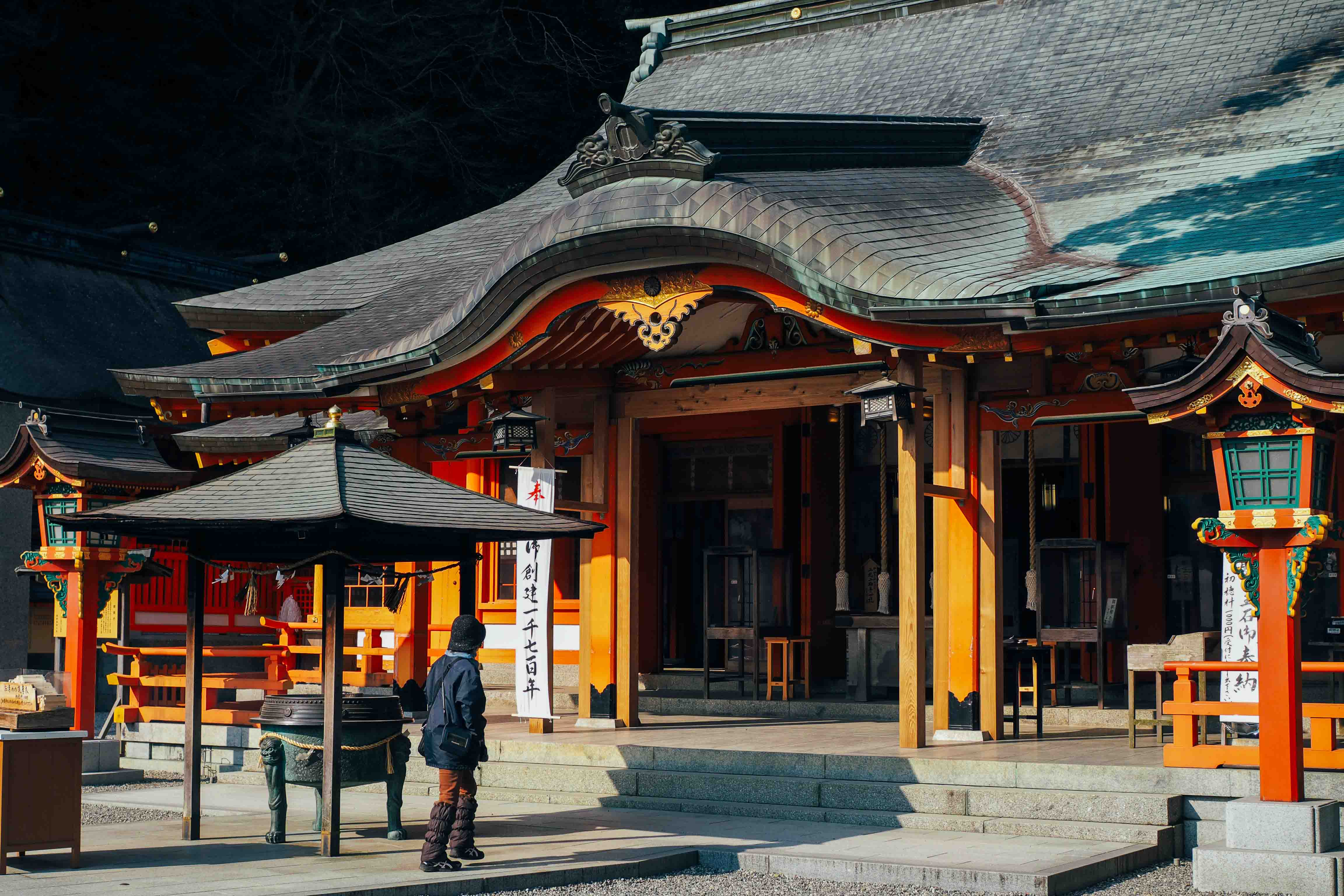 The moving windows, train ride through in central Japan.