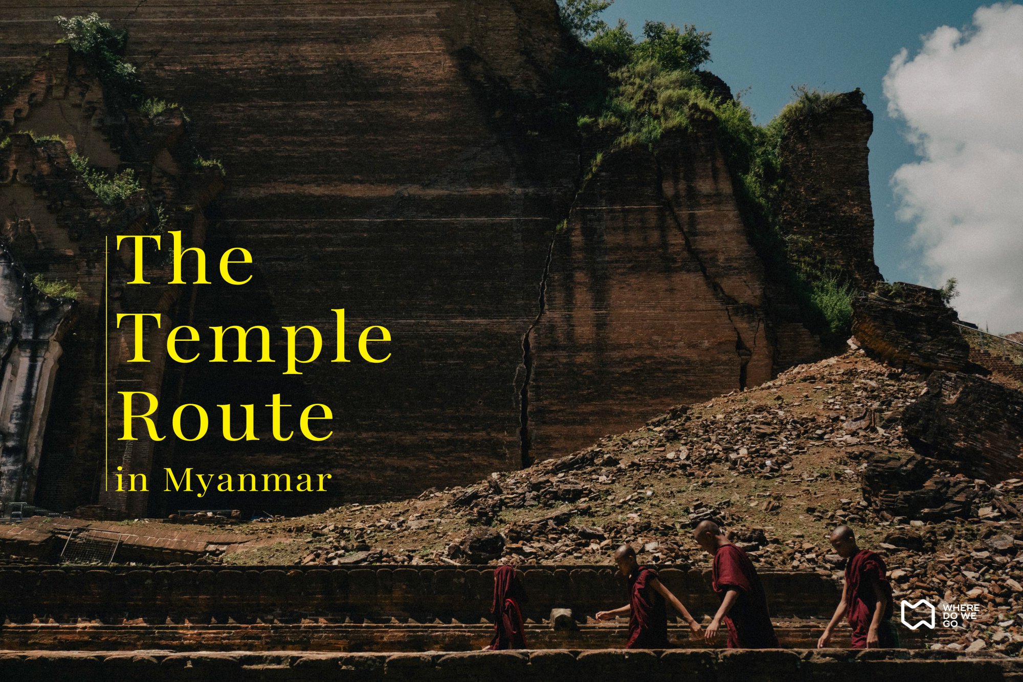 The Temple route in Myanmar