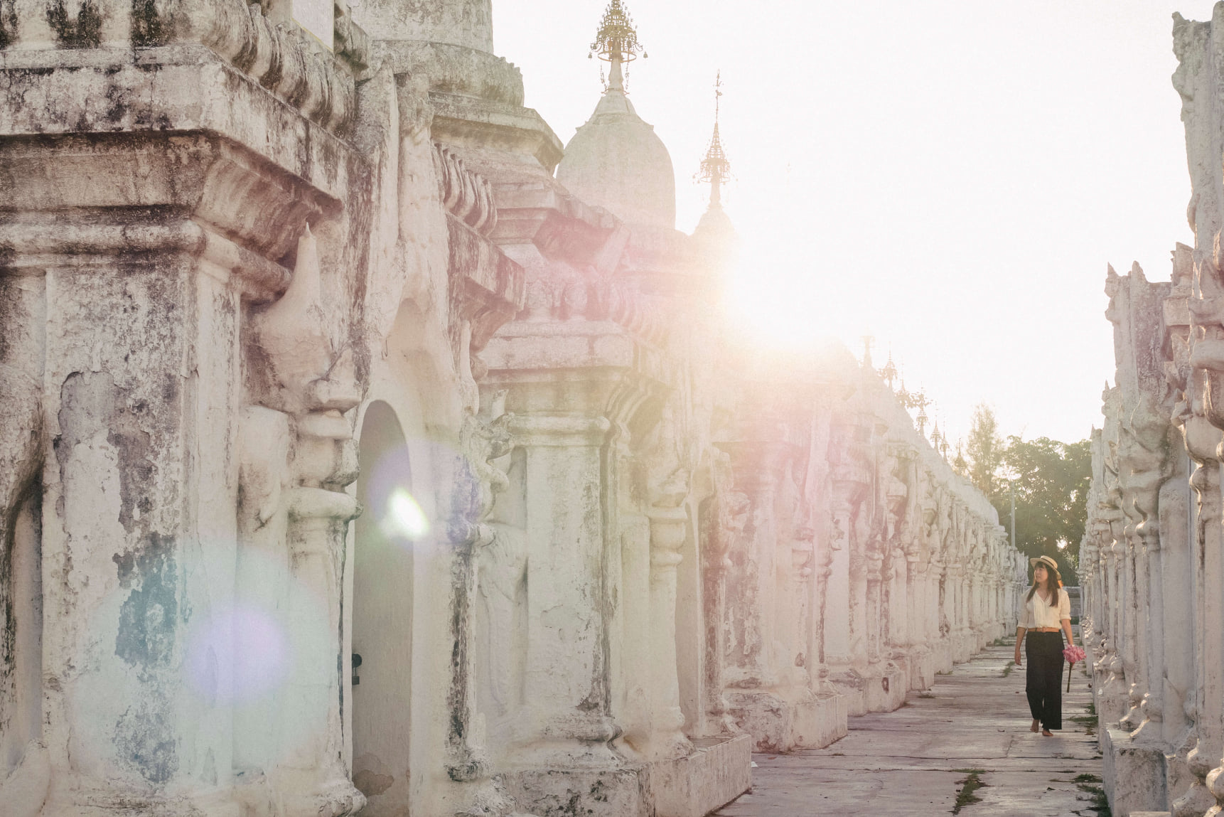 The Temple route in Myanmar