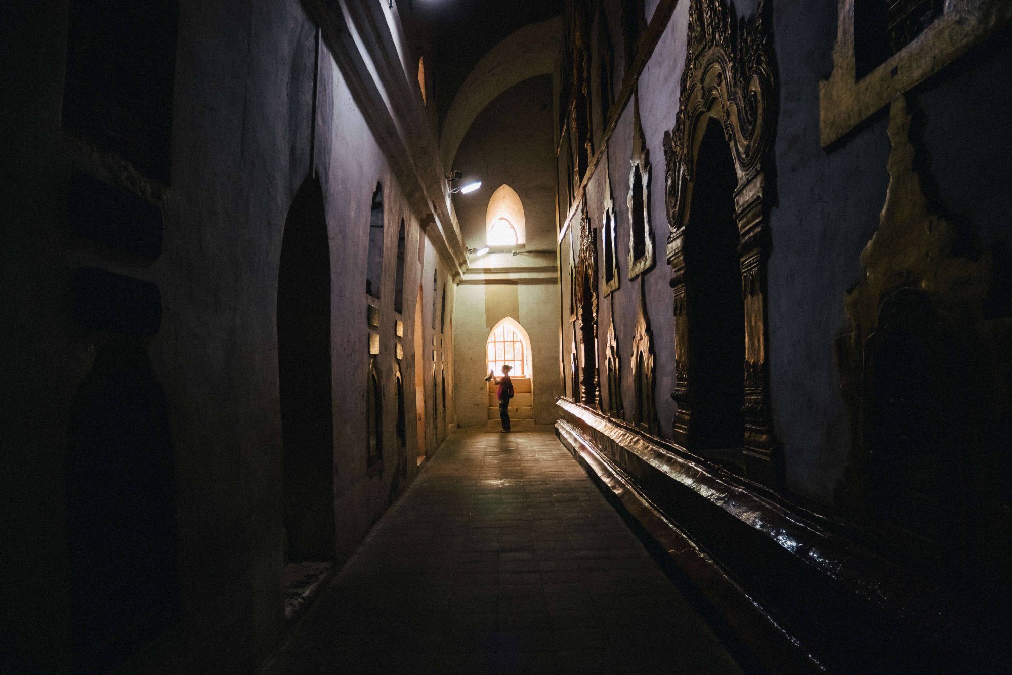 The Temple route in Myanmar