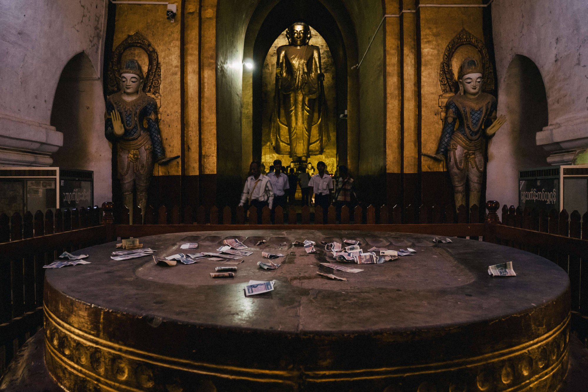 The Temple route in Myanmar