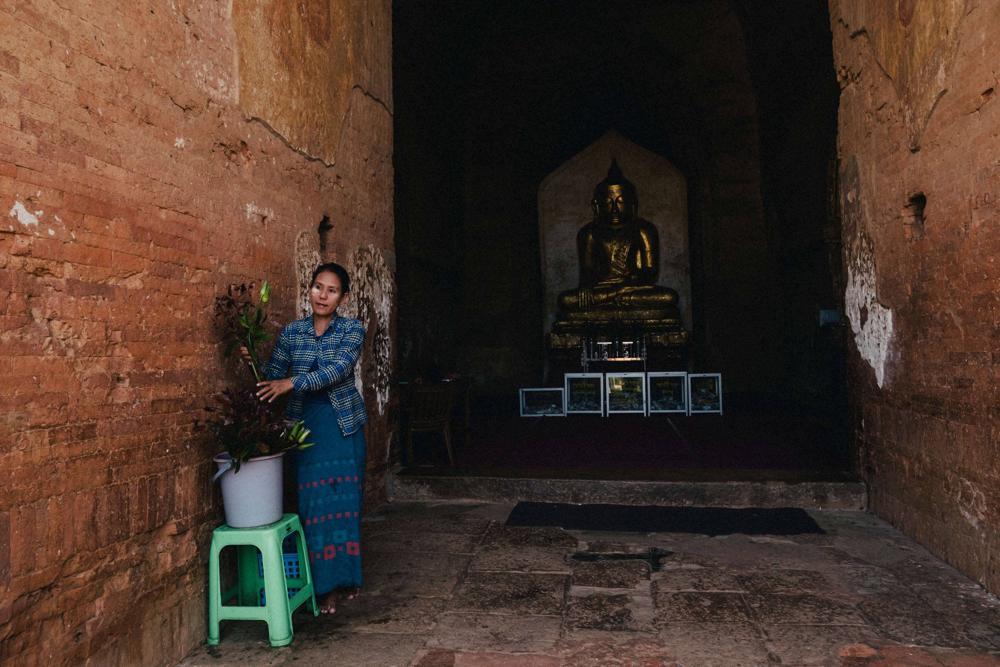 The Temple route in Myanmar