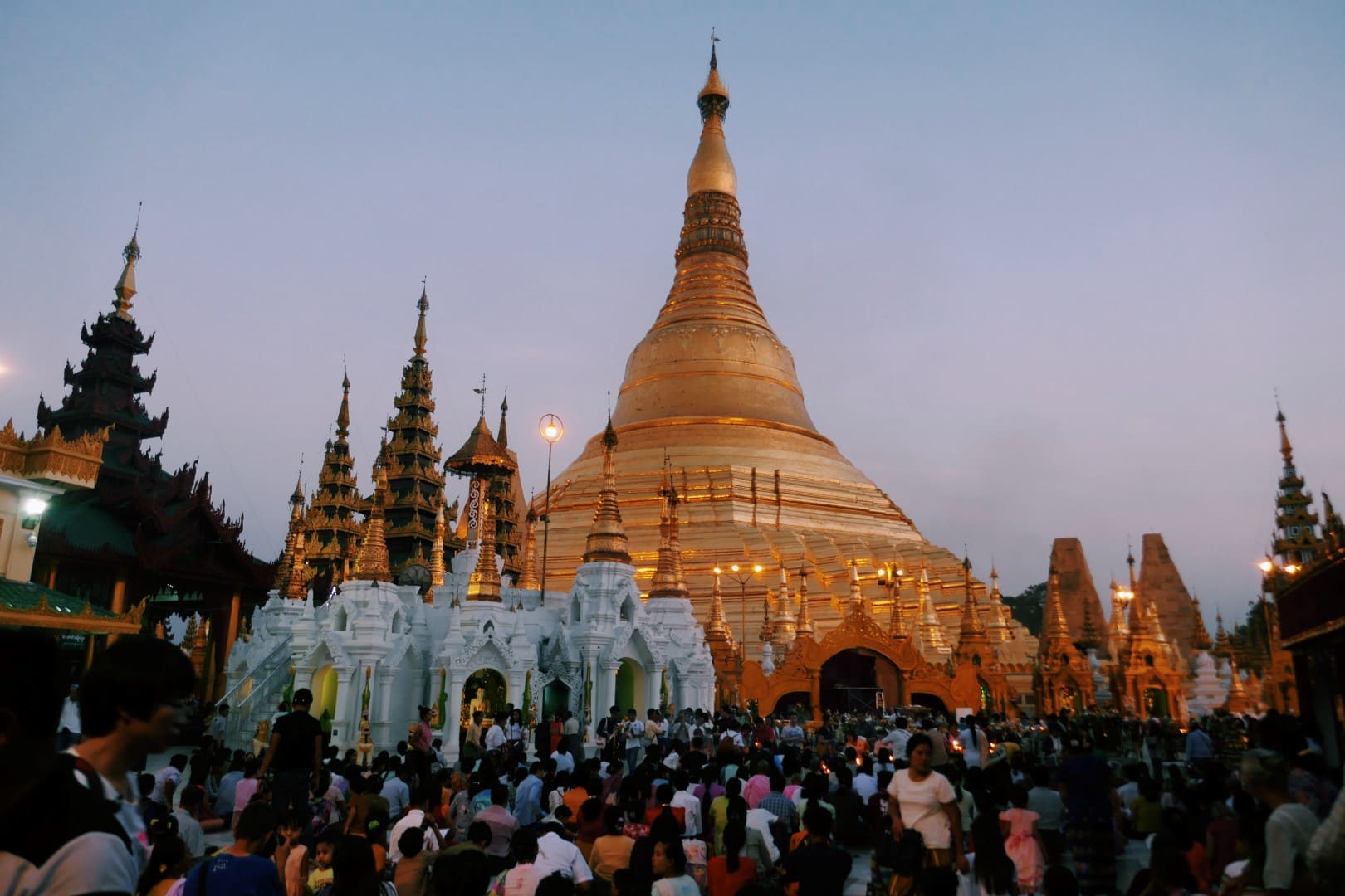 The Temple route in Myanmar