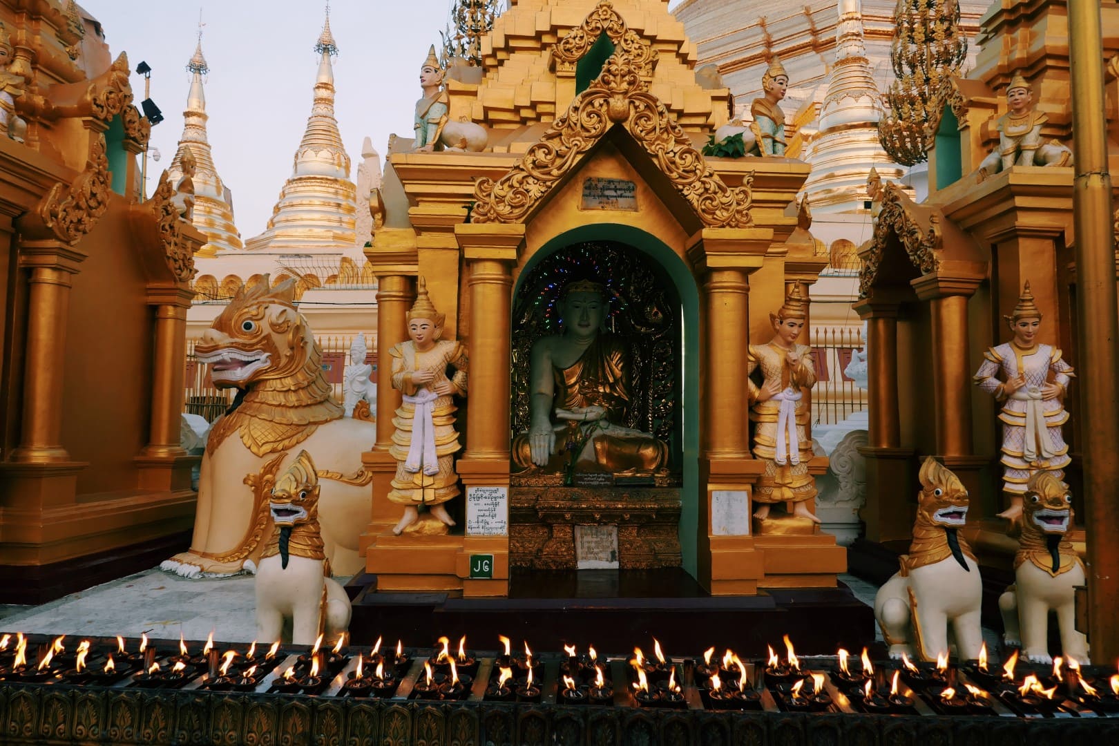 The Temple route in Myanmar