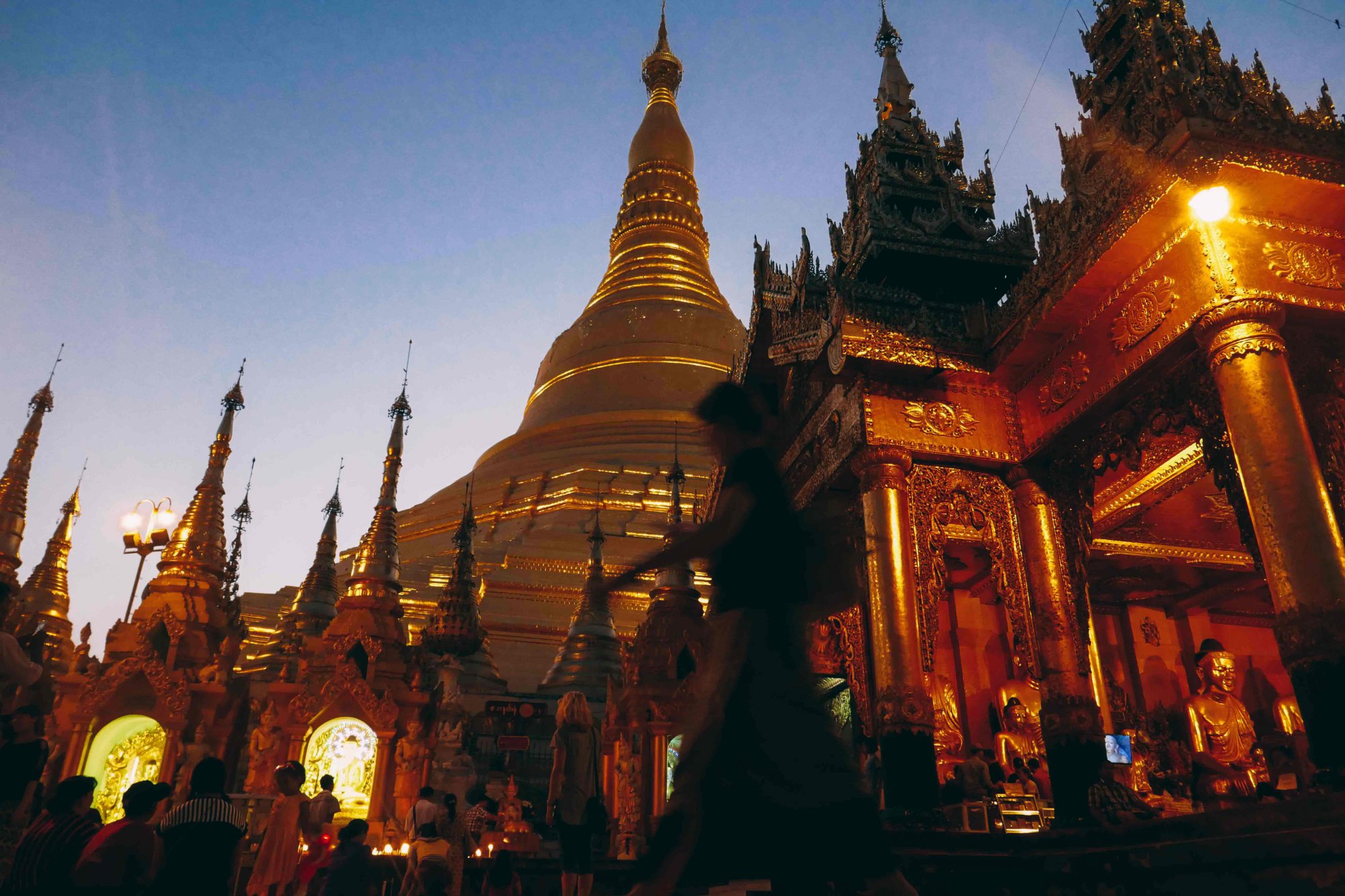 The Temple route in Myanmar