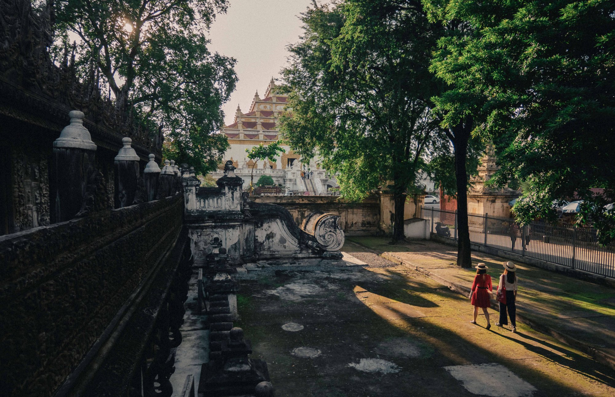 The Temple route in Myanmar