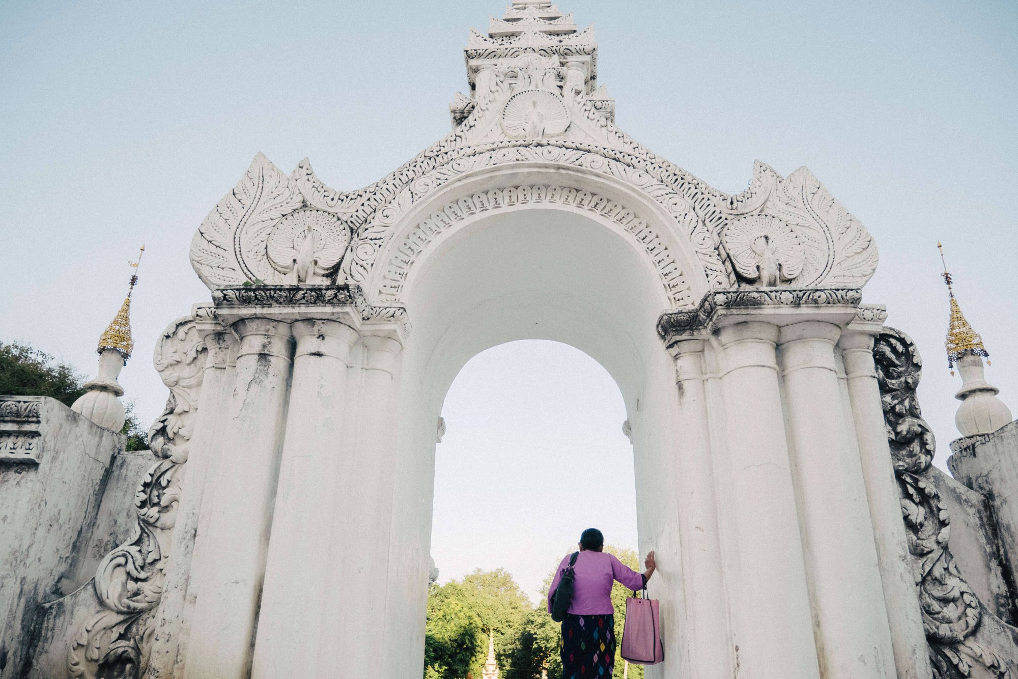 The Temple route in Myanmar