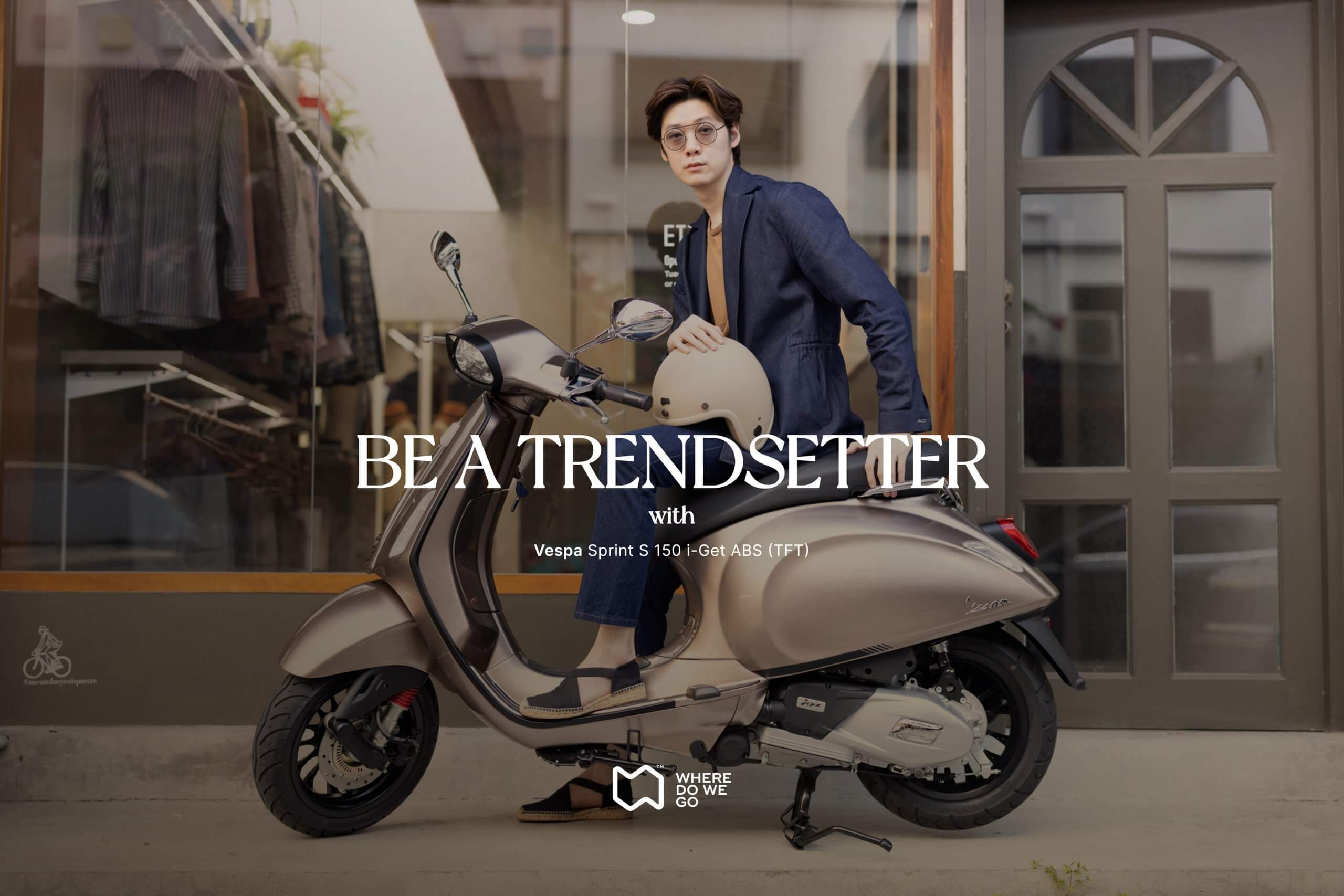 ‘Be a Trendsetter’ with Vespa Sprint S 150 i-Get ABS (TFT)